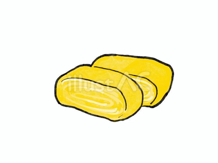 卵焼き 卵焼き,出汁巻き,料理のイラスト素材