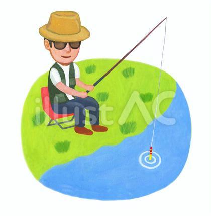 釣り 人イラスト - No: 22711618｜無料イラスト・フリー素材なら