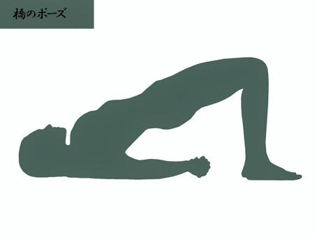 Bridge pose, , JPG and PNG