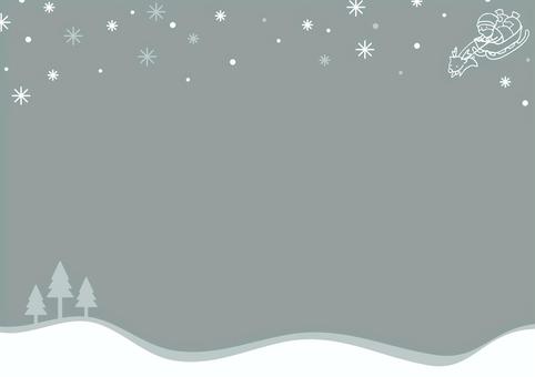 雪景色の背景12 クリスマス,サンタクロース,冬,背景,雪,トナカイ,ソリ,冬景色,雪景色,風景のイラスト素材