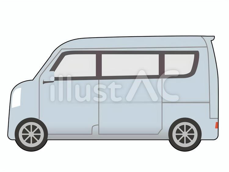 車のイラスト　E 車,普通車,軽自動車のイラスト素材
