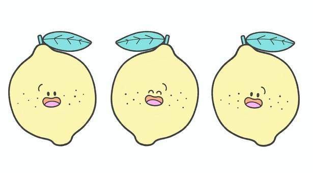 レモンの手描きイラスト5 レモンの手描きイラスト5 レモン,かわいい,手描き,単品,挿絵,柑橘,果物,フルーツ,食べ物,顔のイラスト素材
