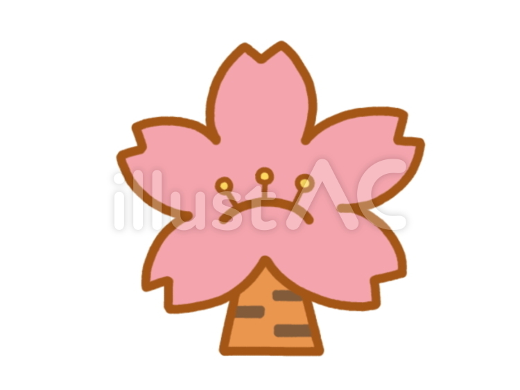 春の木　桜　濃い 桜,花,春のイラスト素材