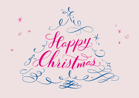 クリスマス_カリグラフィー/手書きカード クリスマス_カリグラフィー/手書きカード クリスマス,カリグラフィー,christmas,happychristmas,文字,レタリング,手描き,カード,メッセージカード,手書きのイラスト素材