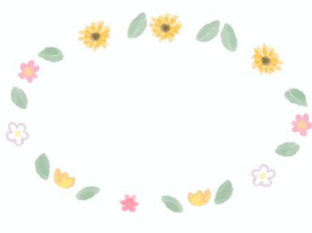 Hand-painted sunflower frame, JPG and PNG Hand-painted sunflower frame, pintados à mão, quadro, girassol, JPG and PNG
