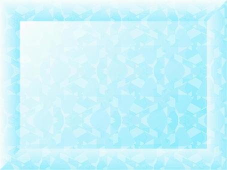 水色の幾何学模様の四角フレーム102 フレーム,幾何学,背景,枠,飾り枠,囲み枠,水色,四角,輝き,ぼかしのイラスト素材