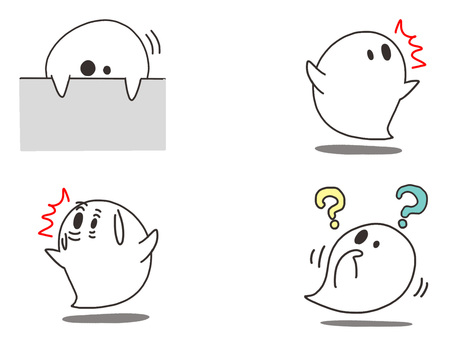 可愛いお化けセット