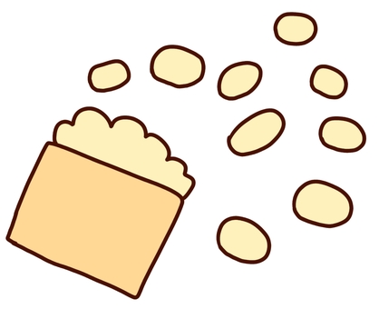 節分豆 大豆,2月,食べ物,節分,イベント,行事,冬のイラスト素材