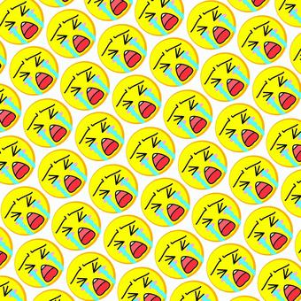 泣く背景 泣く,複数,涙,悲しい,顔,表情,アイコン,人物,デフォルメ,背景のイラスト素材