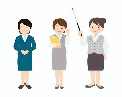 插图, 书记, 公司职员, 业务, 