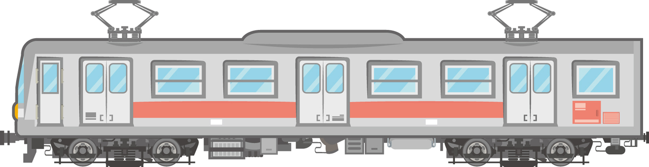 電車 電車,鉄道,列車,交通,車両のイラスト素材