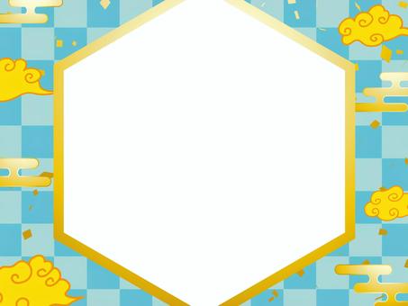 正月和風和柄年賀状 年賀状,和柄,和風,正月,可愛い,美しい,ベクター,紙吹雪,パーティー,お祝いのイラスト素材