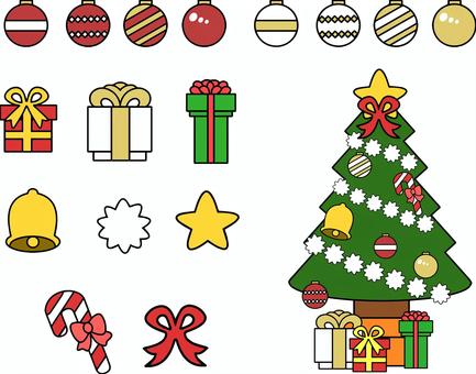 Illustration, christmas, tree, christmas tree, 