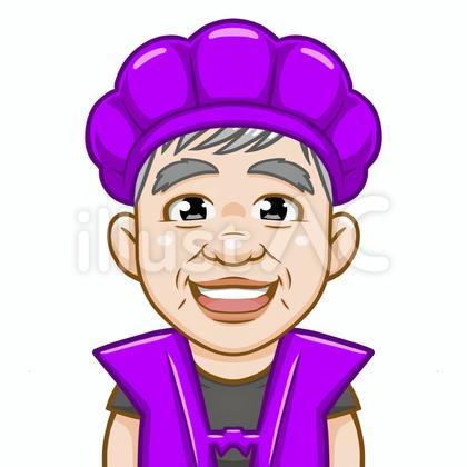 古希70歳ちゃんちゃんこを着た男性