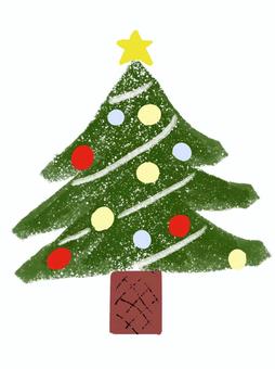 クリスマスツリー クリスマスツリー,クリスマス,冬,木,電飾のイラスト素材