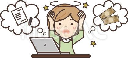 やる事が多くて頭を抱えるフリーランス女性