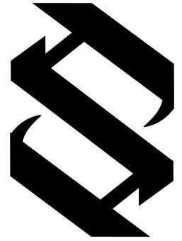 アルファベット「S」 s,アルファベット,文字,アイコン,かっこいいのイラスト素材