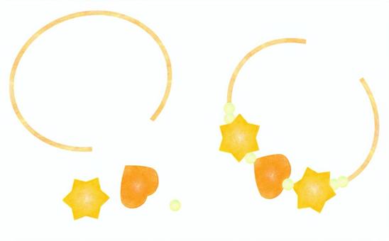 ブレスレット ブレスレット ブレスレット,腕輪,アクセサリー,ビーズ,星,ハート,リング,手作り,ハンドメイド,趣味のイラスト素材