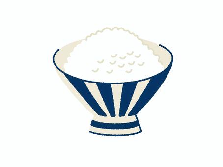 ご飯 米,手描き,新米,外国産米,古米,古古米,おいしい,ご飯,食料,ご飯茶碗のイラスト素材