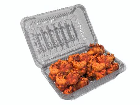 テイクアウトや移動販売の鶏の唐揚げパック から揚げ,鶏肉,食品,パック,移動販売,テイクアウト,おつまみのイラスト素材