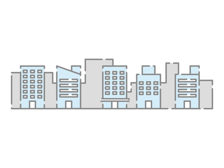 建築城市景觀, JPG, PNG 和 AI 建築城市景觀, 建築, 房子的街道上排, 辦公樓, JPG, PNG 和 AI
