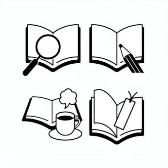 book_icon02 book_icon02 読書,本,book,アイコン,趣味のイラスト素材
