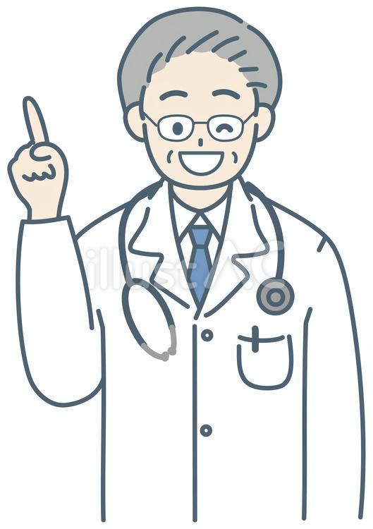 お医者さんB 医者,医師,先生のイラスト素材