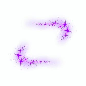 回る闇の光 回る,闇,光,紫色,エフェクトのイラスト素材