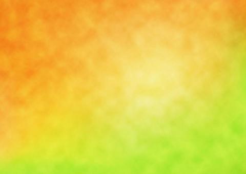 橙と緑の滲んだ背景