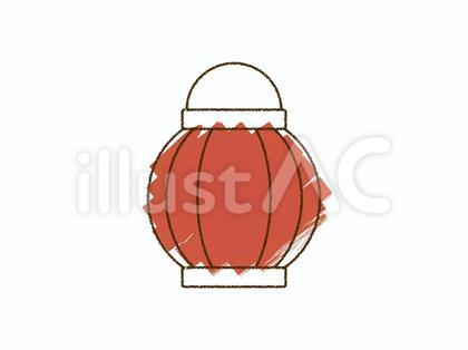 手描き祭り提灯