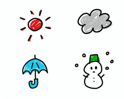 Illustration, weather, sunny, sun, 