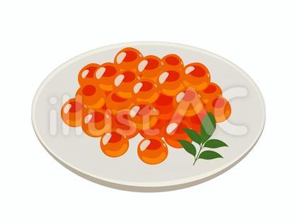 いくらのイラスト