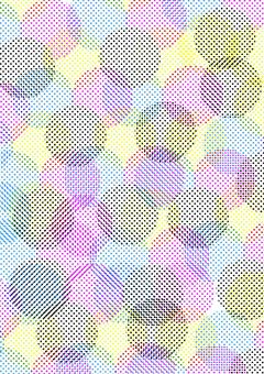 Illustration, pill, dot, halftone dot, 