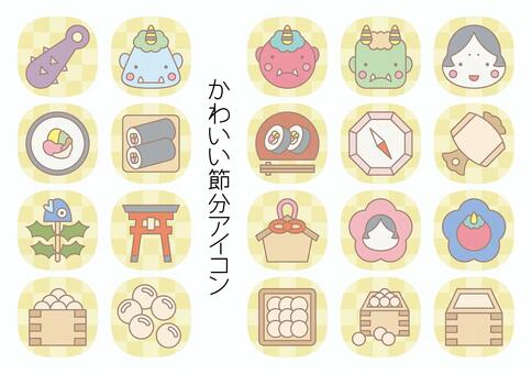 Illustration, setsubun, february 3, event, 