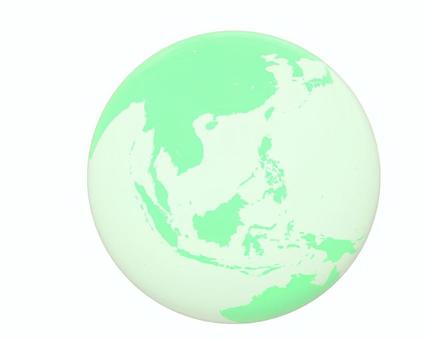 東南アジア 東南アジア,地球儀,インドネシア,カンボジア,ベトナム,ラオス,ミヤンマーのイラスト素材