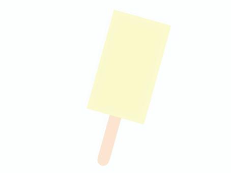 アイスキャンディー　ミルク味　主線なし ミルク,バニラ,スイーツ,食べ物,アイス,夏,アイスキャンディー,冷たい,ひんやり,氷菓のイラスト素材
