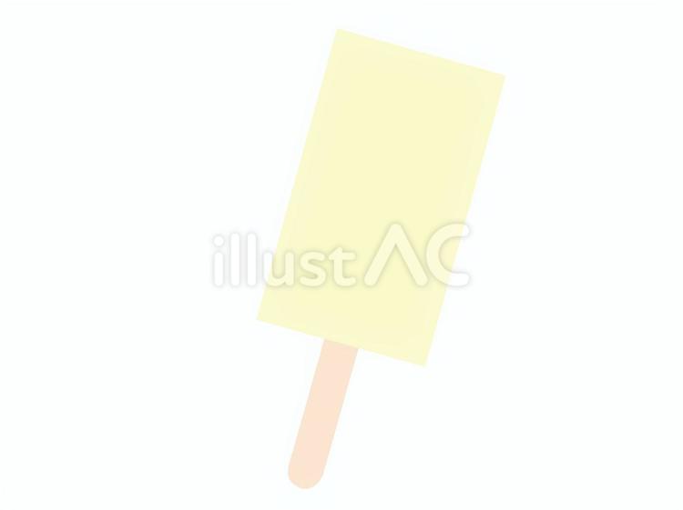 アイスキャンディー　ミルク味　主線なし ミルク,バニラ,スイーツのイラスト素材