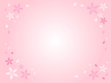 Spring-like cherry blossom background, cherry blossoms, background, frame, JPG, PNG and AI