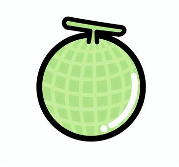 メロン アイコン メロン アイコン メロン,果物,アイコンのイラスト素材