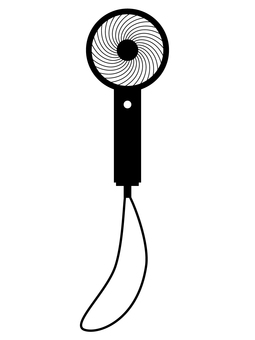 Illustration, handy fan, fan, small, 