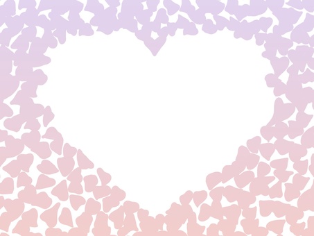 ピンクと紫の花びらでできたハート背景 ハート,感謝,愛,恋,背景,バレンタイン,ホワイトデー,2月,3月,ハートマークのイラスト素材