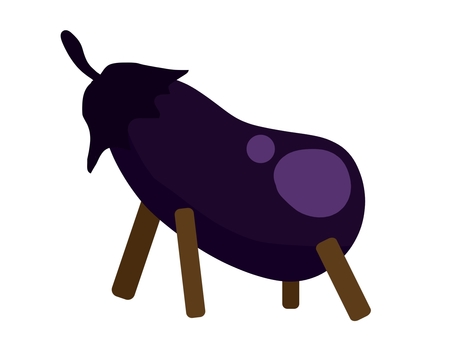 eggplant spirit horse, , JPG and PNG