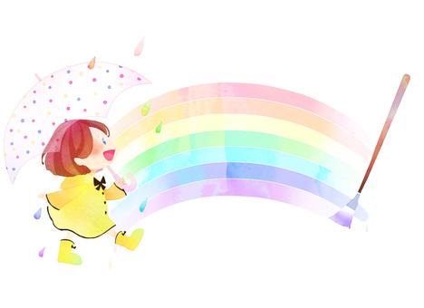 A rainbow and a girlfriend, JPG and PNG A rainbow and a girlfriend, , JPG and PNG