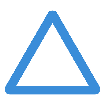 青い三角マーク 三角形,トライアングル,フレーム,枠,記号,マーク,青,ブルー,水色,シンプルのイラスト素材