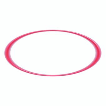 ぷっくりしたピンクの楕円の3Dフレーム フレーム,飾り枠,3d,立体,楕円,マーク,可愛い,フェミニン,キュート,ぷっくりのイラスト素材