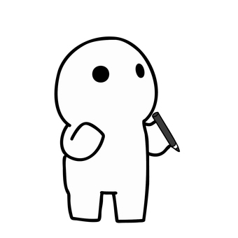 ペンを持って見上げるオリキャラ オリキャラ,ペン,見る,見上げる,持つ,黒,勉強,問題,テスト,かわいいのイラスト素材