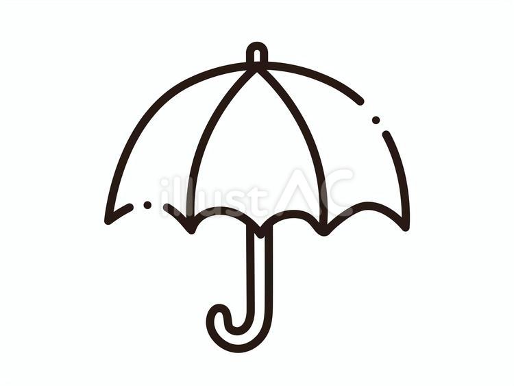 雨のアイコン 雨,傘,天気のイラスト素材