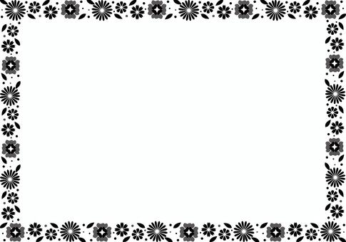 Frame - Flower Show, frame, notes, tiny, JPG and AI