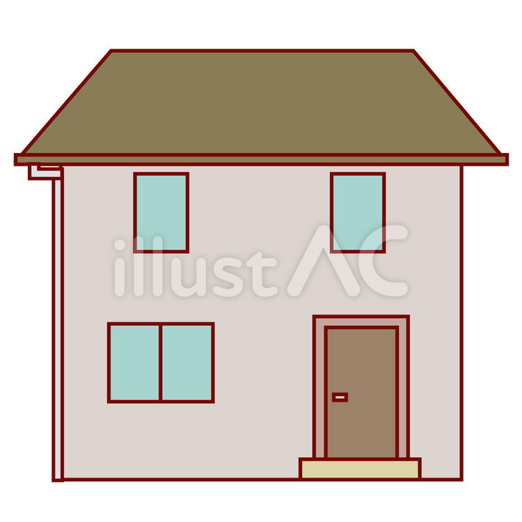 一般の住宅 住宅,家庭,家のイラスト素材