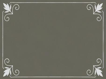 455.背景 背景,装飾,コーナー飾り,植物,ボタニカル,花柄,リーフ,ラインアート,シンプル,おしゃれのイラスト素材